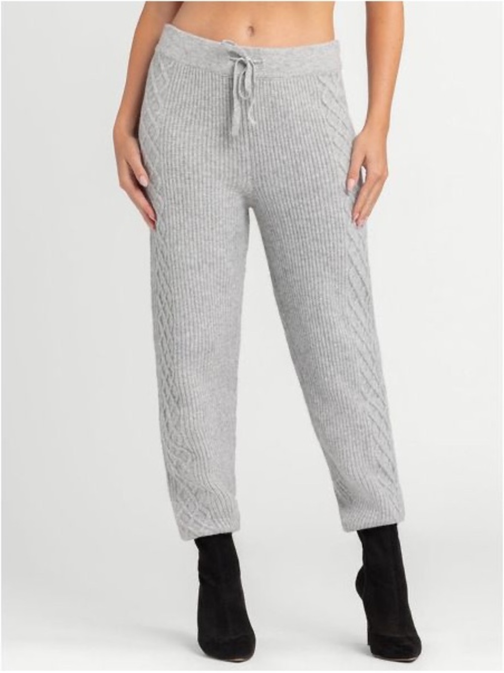 Jessica Simpson Women's Baela Sweater Jogger Pants, 27.5" Inseam, Size L